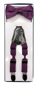 Boys Suspenders - Purple