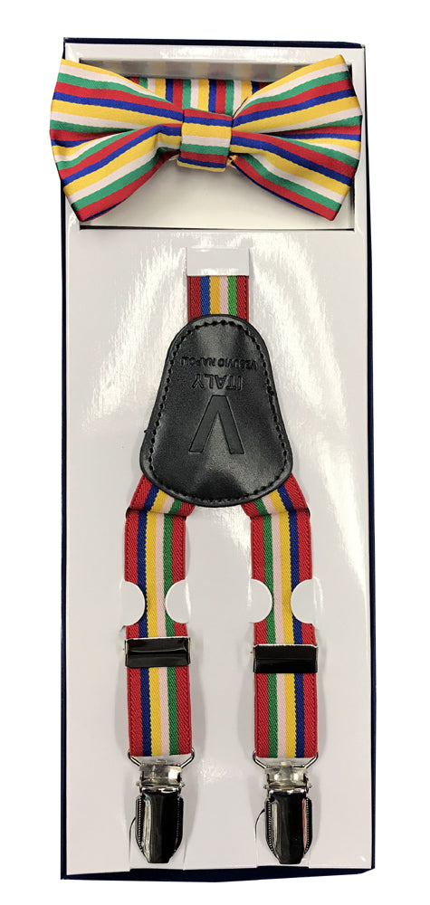 Boys Suspenders - Multi Color