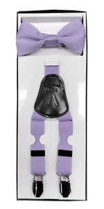 Boys Suspenders - Lavender