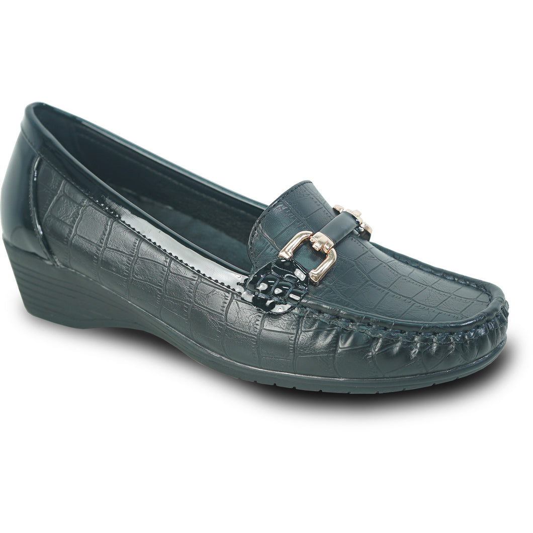 Women Comfort Casual Shoe ML3252 Wedge Slip-On Loafer