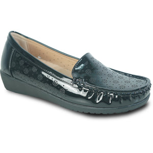 Women Comfort Casual Shoe ML3255 Wedge Slip-On Loafer