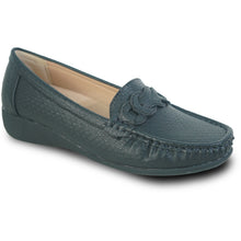 Load image into Gallery viewer, Women Comfort Casual Shoe ML3256 Wedge Slip-On Loafer
