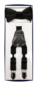 Boys Suspenders - Black