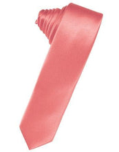 Load image into Gallery viewer, Pacific Luxury Satin Skinny Necktie
