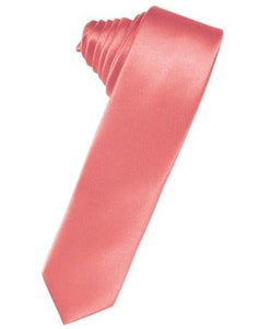 Pacific Luxury Satin Skinny Necktie