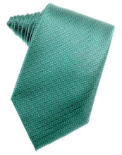 Load image into Gallery viewer, Coral Herringbone Necktie
