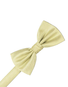 Mint Herringbone Bow Tie