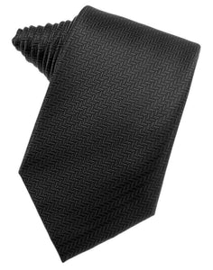 Espresso Herringbone Necktie