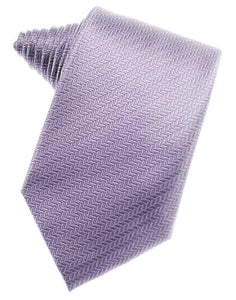 Black Herringbone Necktie