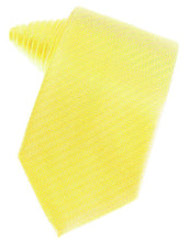 Load image into Gallery viewer, Buttercup Herringbone Necktie
