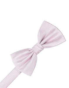 Pastel Lavender Herringbone Bow Tie