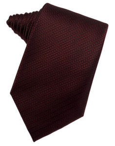 Ivory Herringbone Necktie