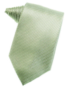 Ivory Herringbone Necktie