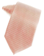 Load image into Gallery viewer, Tangerine Herringbone Necktie
