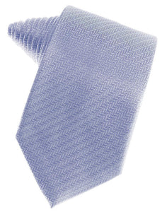 Diamond White Herringbone Necktie