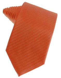 Mandarin Herringbone Necktie