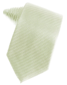 Pistachio Herringbone Necktie