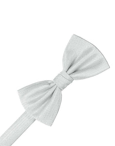 Desert Blue Herringbone Bow Tie