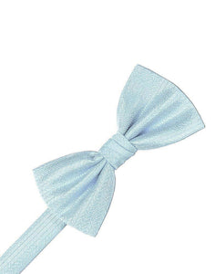 Desert Blue Herringbone Bow Tie