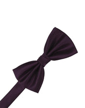 Load image into Gallery viewer, Claret Herringbone Bow Tie
