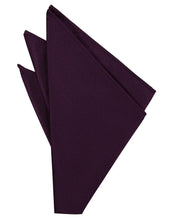 Load image into Gallery viewer, Plum Herringbone Pocket Square
