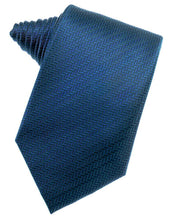 Load image into Gallery viewer, Haze Blue Herringbone Necktie
