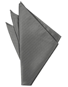 Gold Herringbone Pocket Square