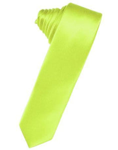 Watermelon Luxury Satin Skinny Necktie