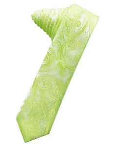 Sunbeam Tapestry Satin Skinny Necktie