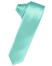 Load image into Gallery viewer, Pacific Luxury Satin Skinny Necktie
