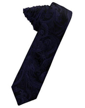 Load image into Gallery viewer, Sunbeam Tapestry Satin Skinny Necktie
