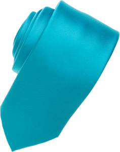 Teal Skinny Necktie