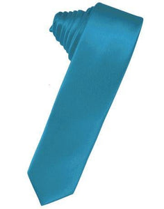 Pacific Luxury Satin Skinny Necktie