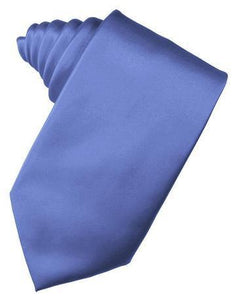 Cornflower Luxury Satin Necktie