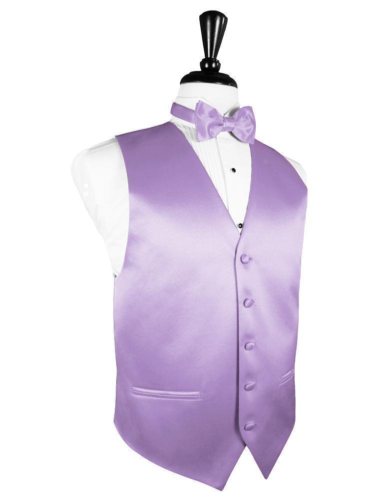 Heather Luxury Satin Tuxedo Vest