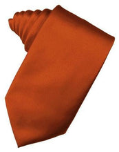 Load image into Gallery viewer, Persimmon Luxury Satin Necktie
