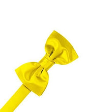 Load image into Gallery viewer, Canary Luxury Satin Bow Ties
