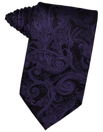 Amethyst Tapestry Satin Necktie