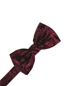 Pink Tapestry Bow Tie