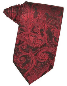 Apple Tapestry Satin Necktie