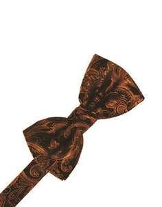 Apricot Tapestry Bow Ties