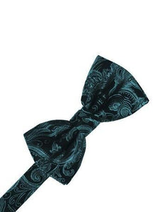 Light Blue Tapestry Bow Ties