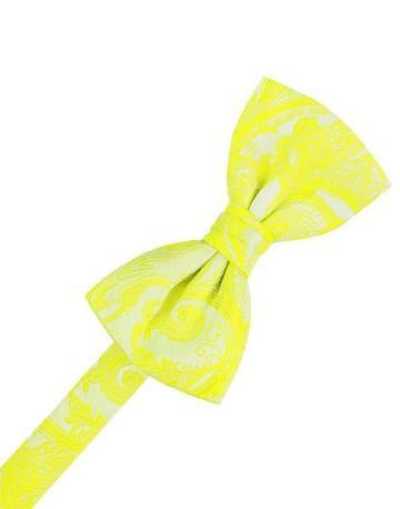 Lemon Tapestry Bow Ties