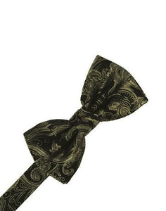 Lemon Tapestry Bow Ties