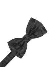 Load image into Gallery viewer, Black Tapestry Bow Ties
