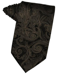 Truffle Tapestry Satin Necktie