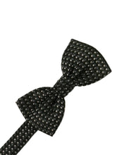 Load image into Gallery viewer, Cinnamon Venetian Pin Dot Bow Tie
