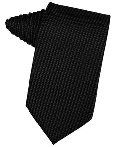 Black Venetian Pin Dot Necktie