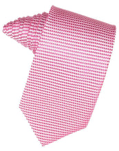 Load image into Gallery viewer, Peach Venetian Pin Dot Necktie
