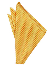 Load image into Gallery viewer, Mandarin Venetian Pin Dot Pocket Square
